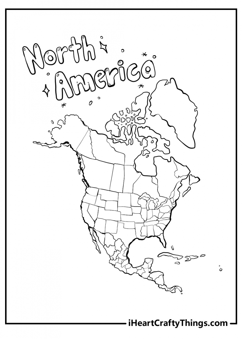 World Map Coloring Pages (% Free Printables)