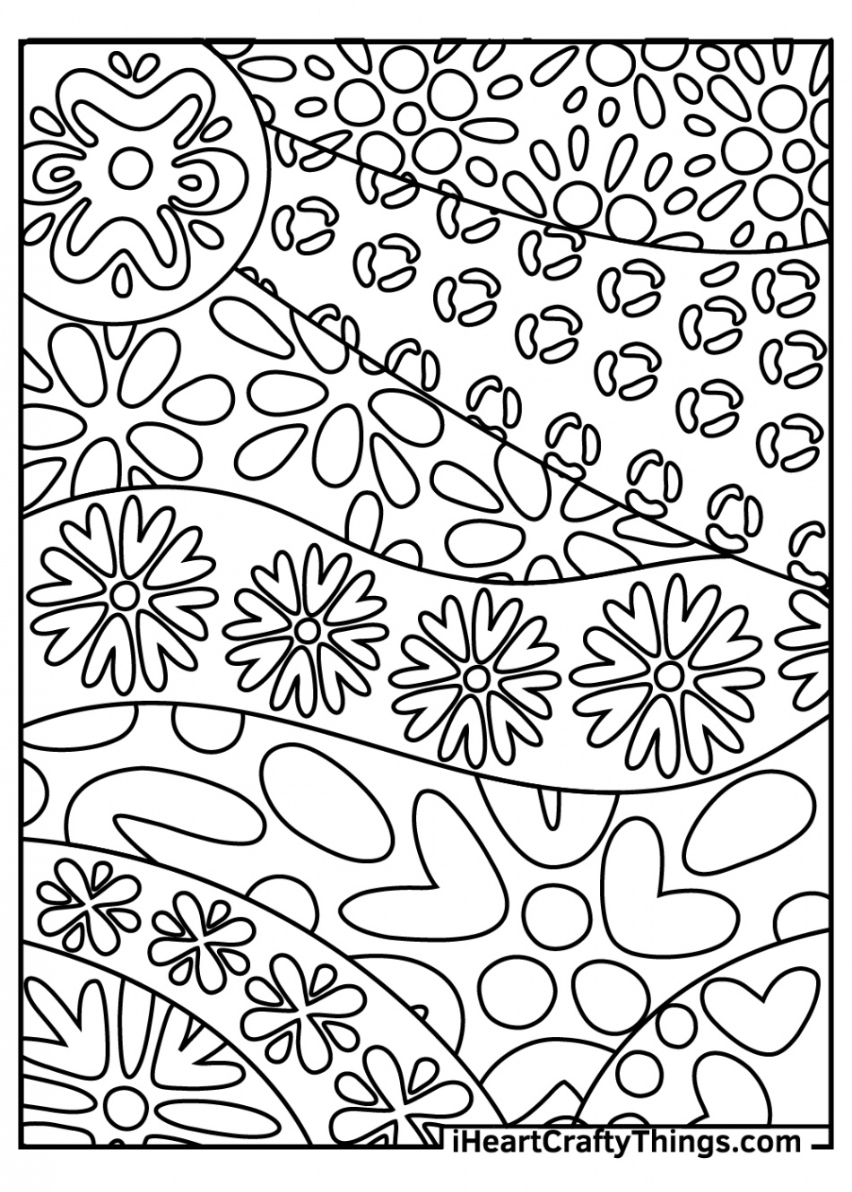 Abstract Coloring Pages (% Free Printables)