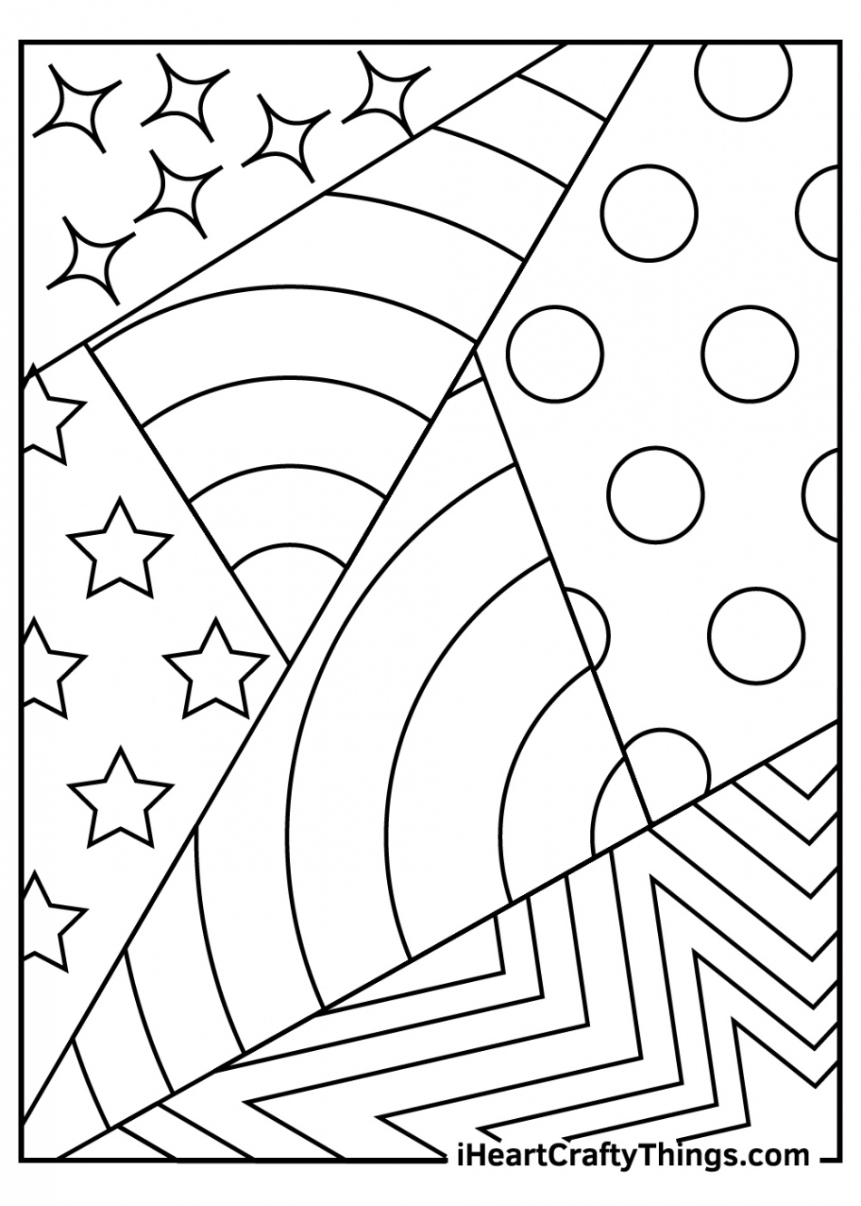 Abstract Coloring Pages (% Free Printables)