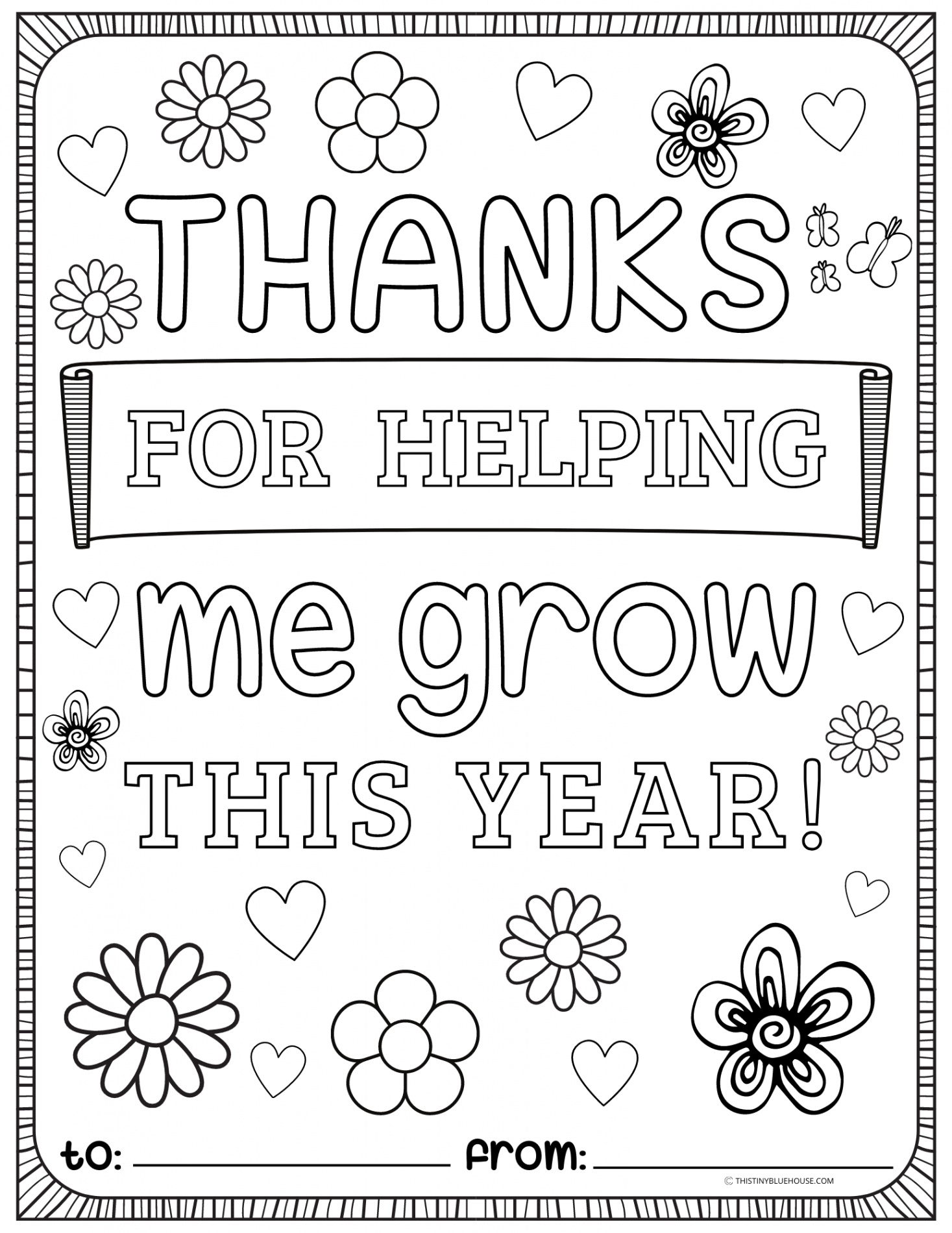 Adorable Teacher Appreciation Coloring Pages ( Free -Click