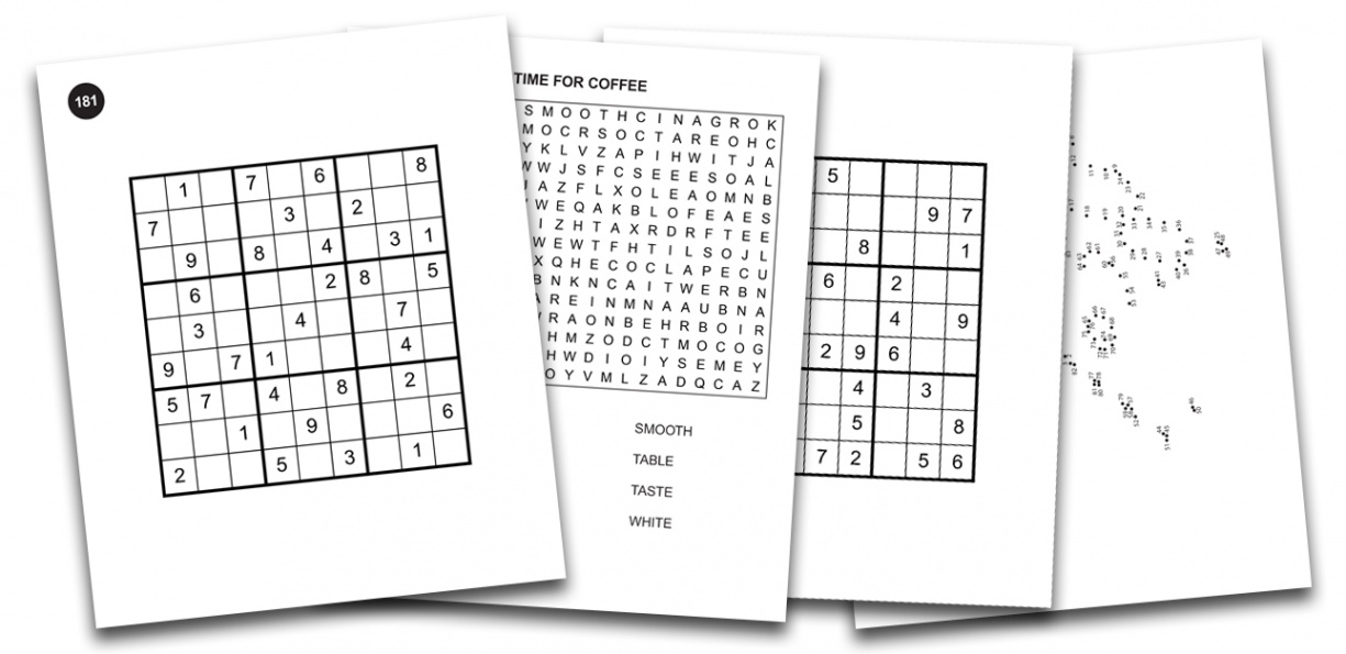 Adult Activity and Puzzle Books + Printables Perfect for a Quick