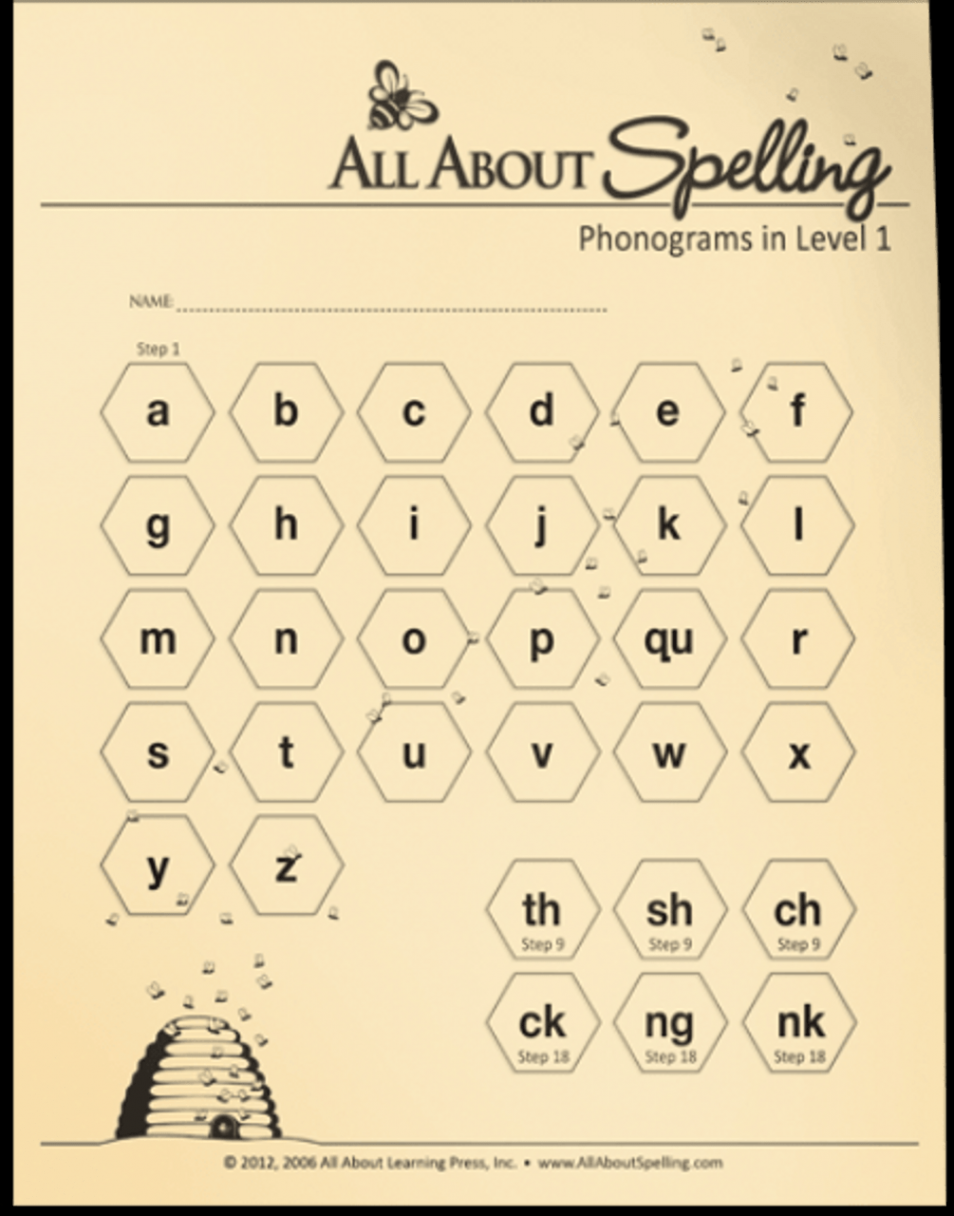 All About Spelling Level  Materials - First Edition - All About