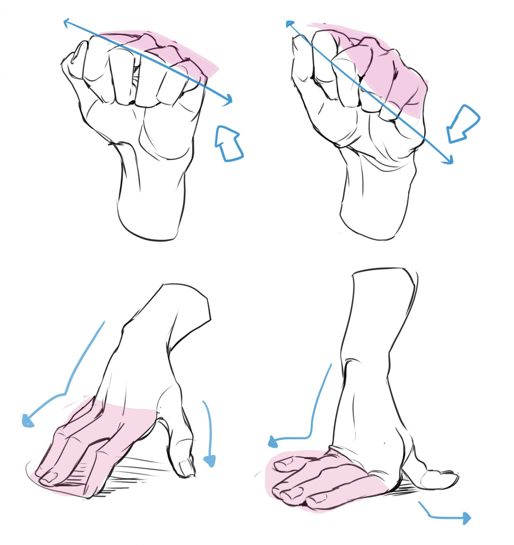 Anatomy How to Draw by Leriisa“ #: Handgesten und Vereinfachung