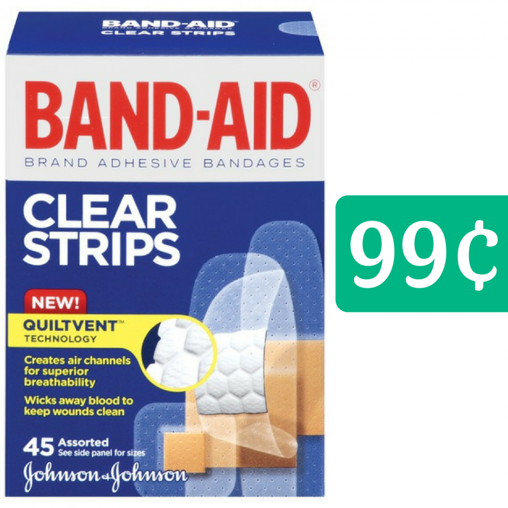 Band-Aid Coupons  Makes Clear Strip Bandages ¢ :: Southern Savers