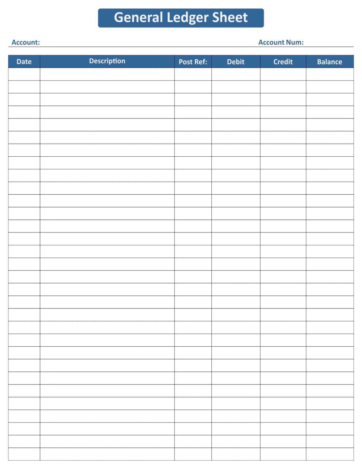 Best Free Printable Ledger Balance Sheet PDF for Free at