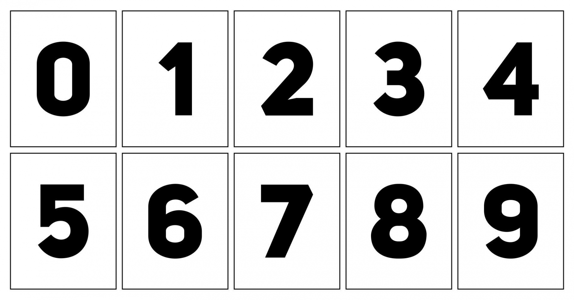 Best Large Printable Numbers - PDF for Free at Printablee