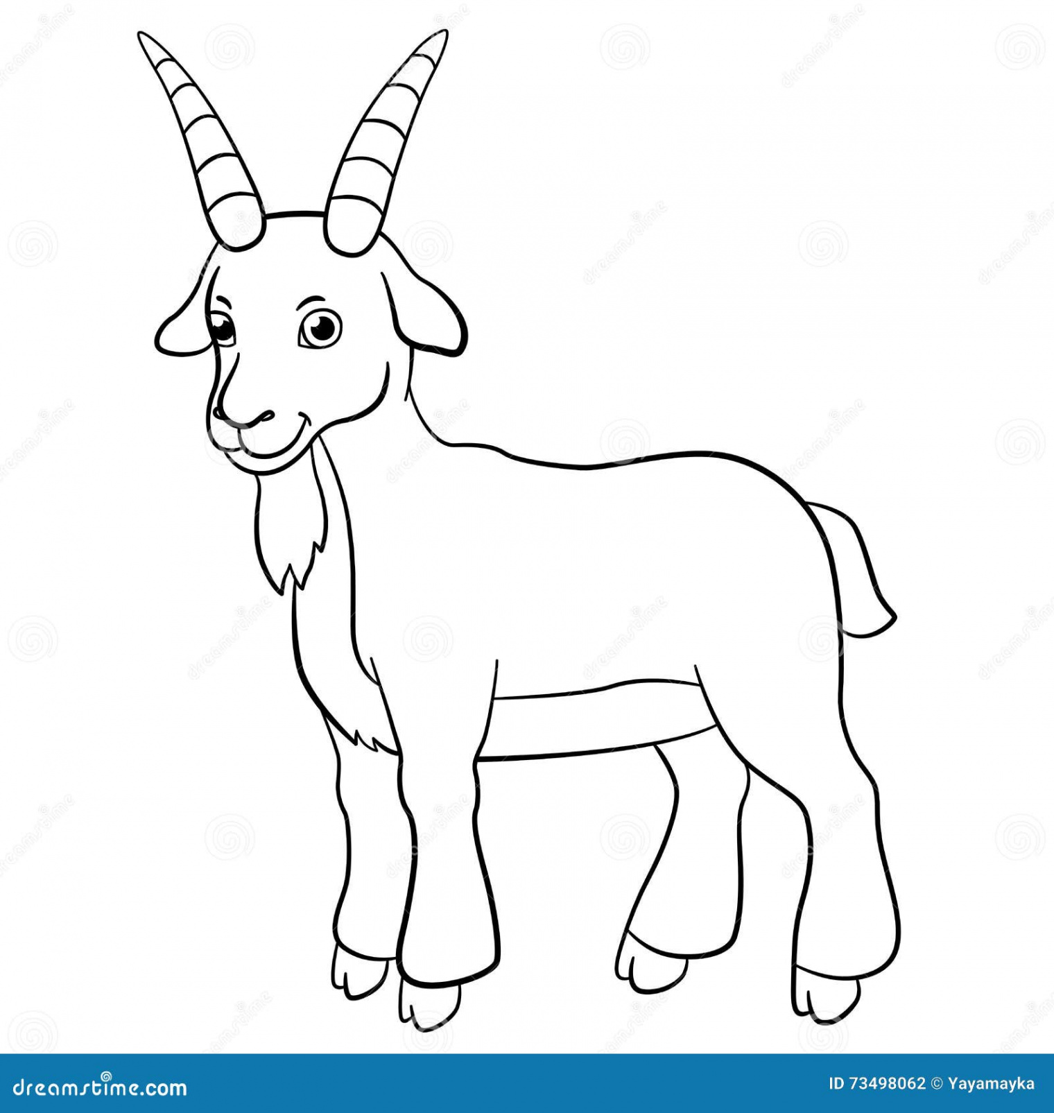 Billy Goat Stock Illustrations –  Billy Goat Stock