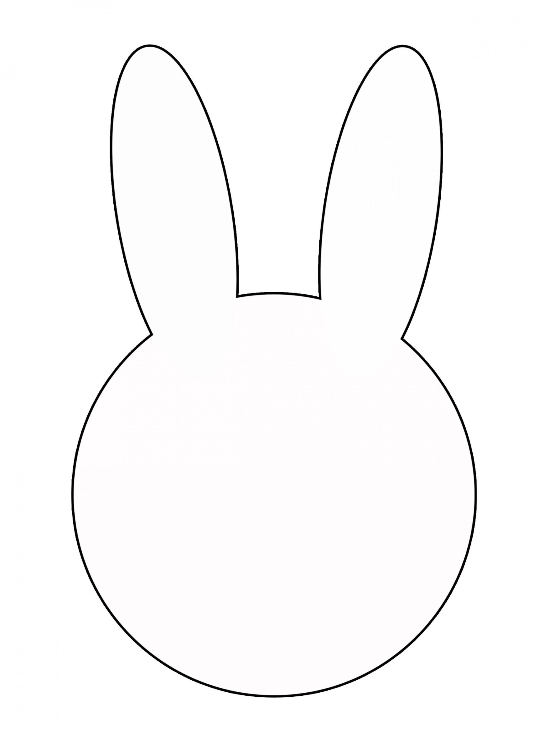 bunny in bunny rabbit outline clipart collection - ClipartXtras