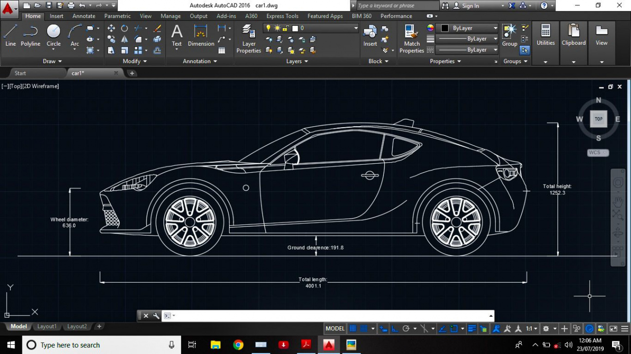 Car design/drawing in Autocad  Autocad, Saraswati mata, Designs