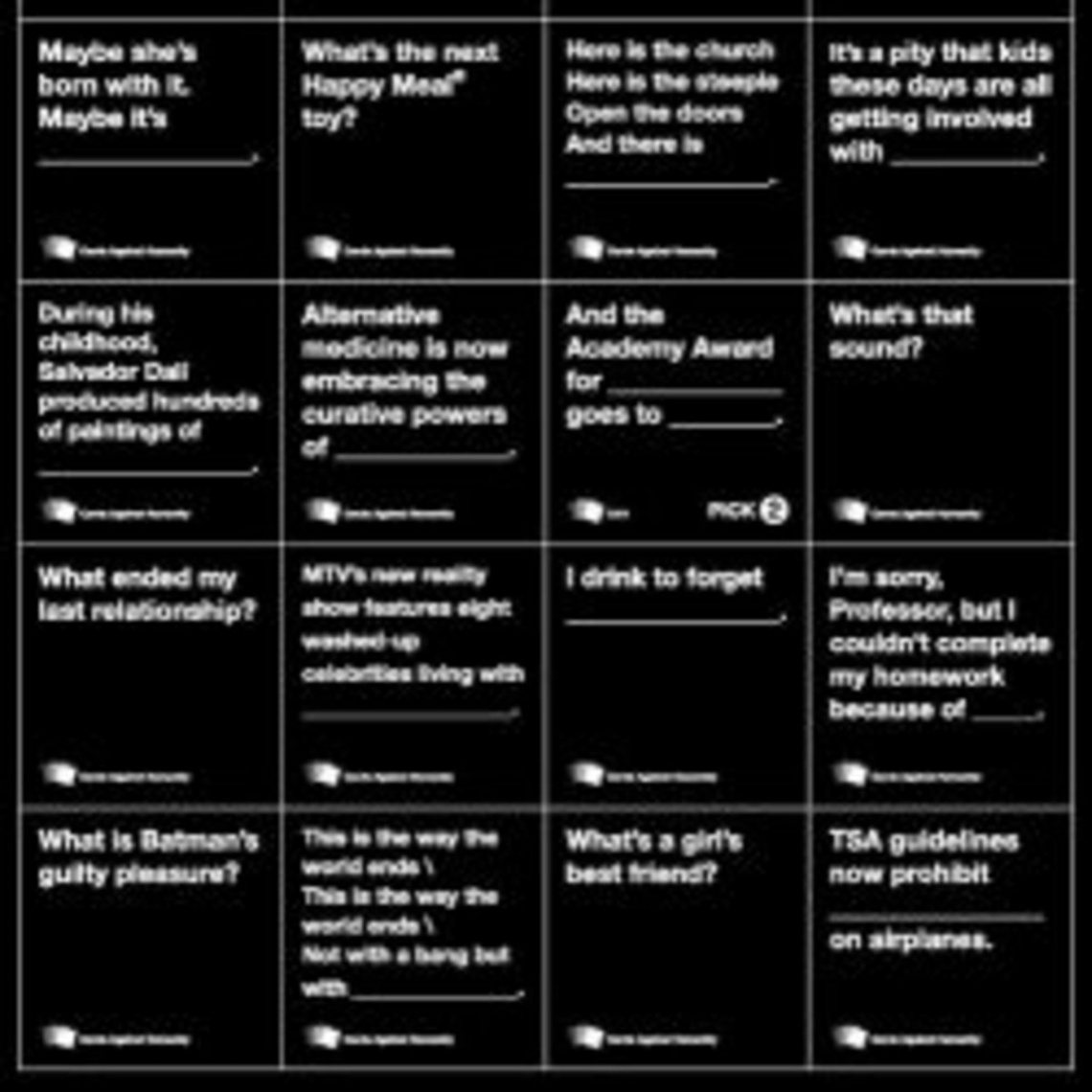 Cards Against Humanity PDF Download - HubPages