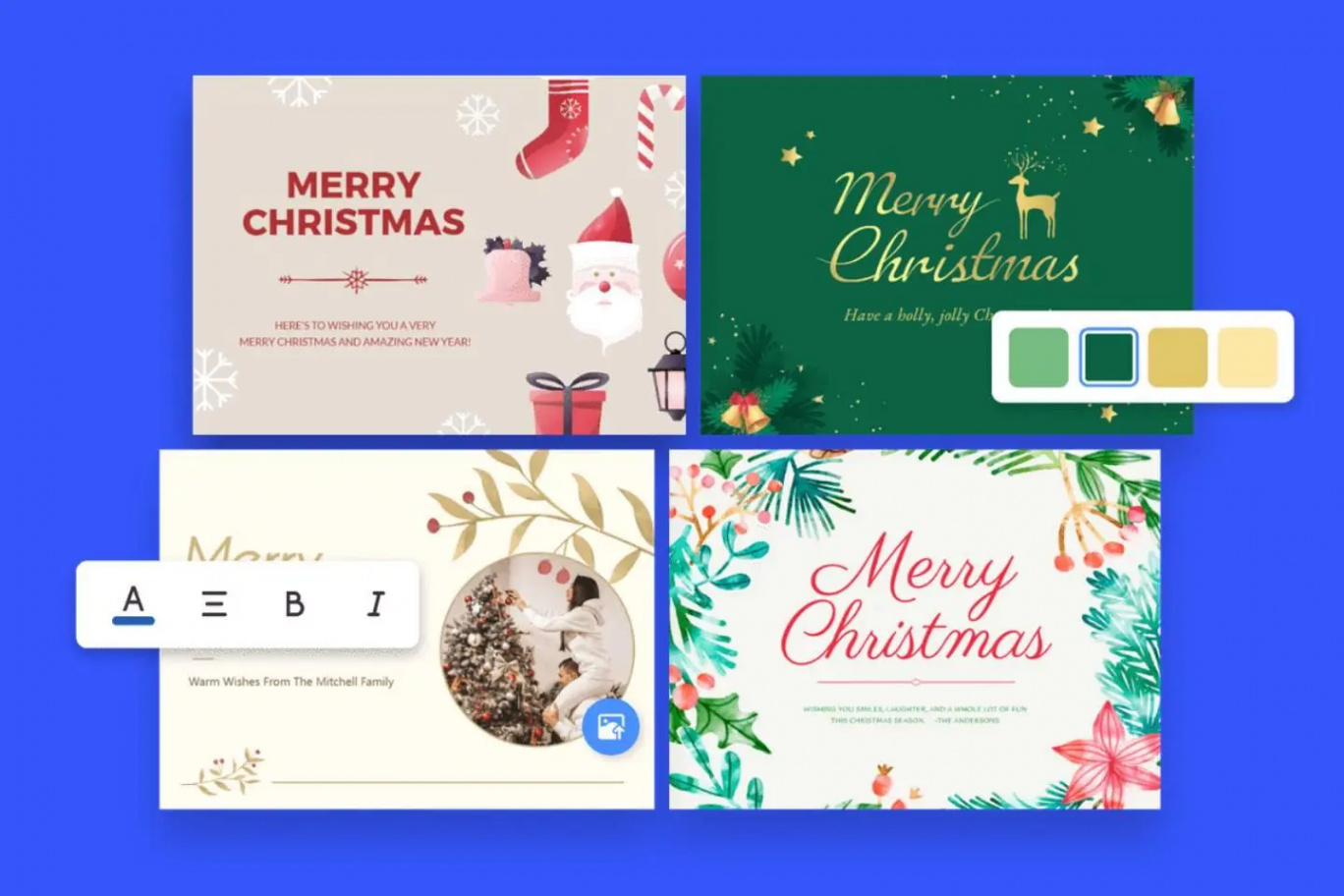 Christmas Card Maker: Make Christmas Cards Online Free  Fotor