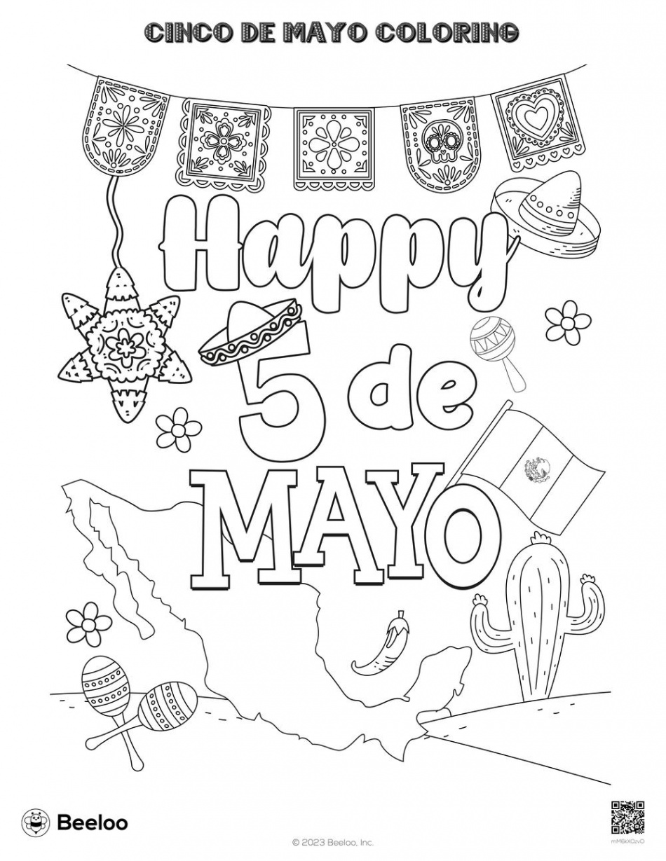 Cinco De Mayo Coloring • Beeloo Printable Crafts and Activities