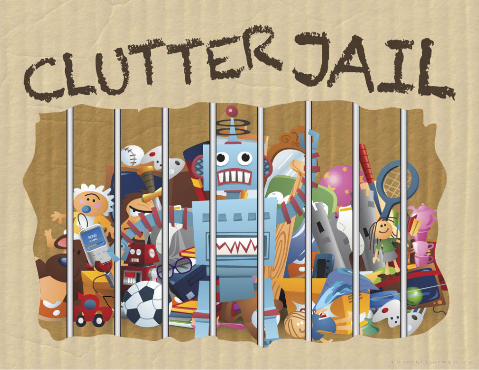 Clutter Jail Printable - iMOM