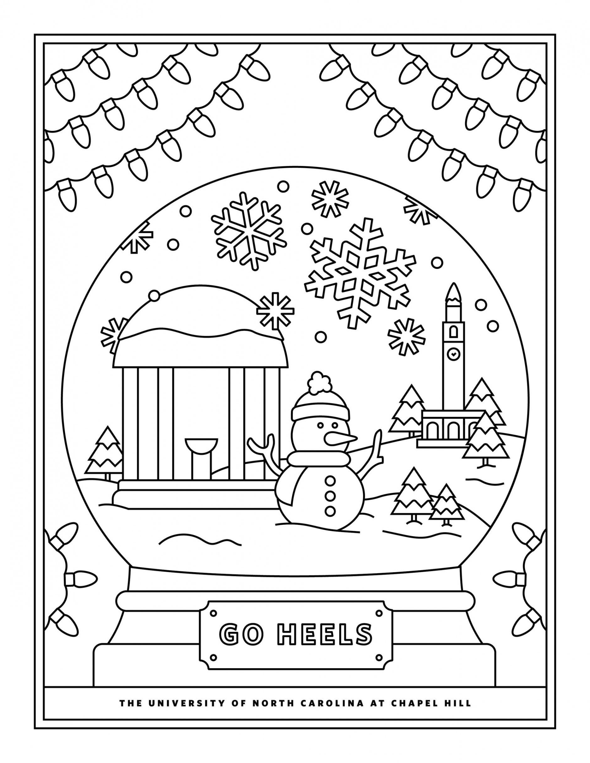 Coloring Pages : Happy Holidays