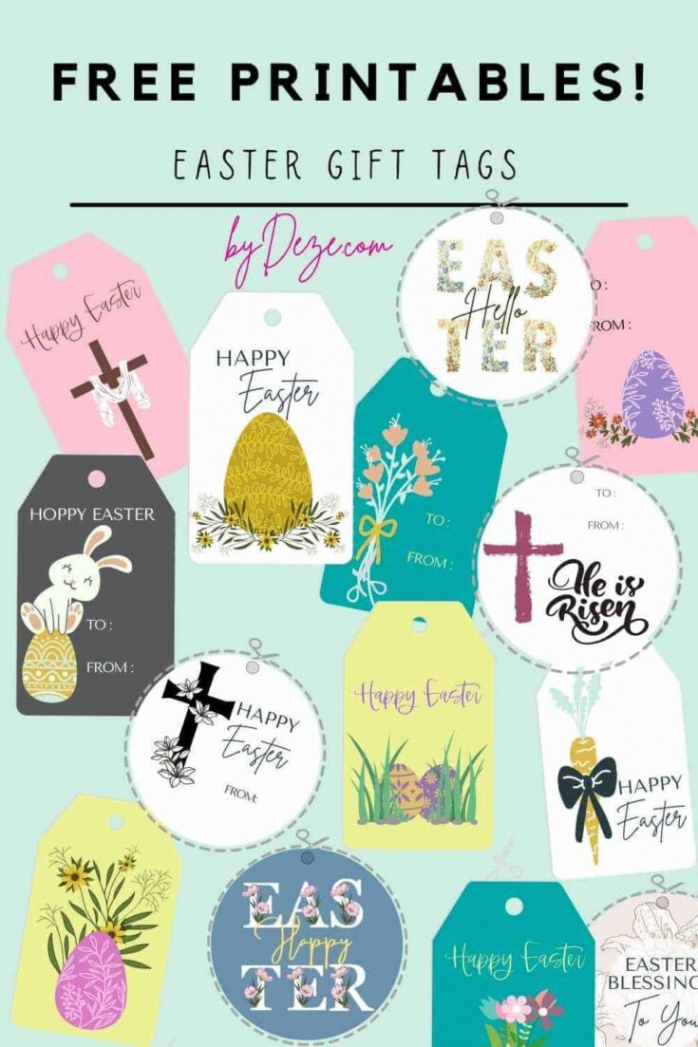 + Completely Wonderful Free Printable Easter Tags