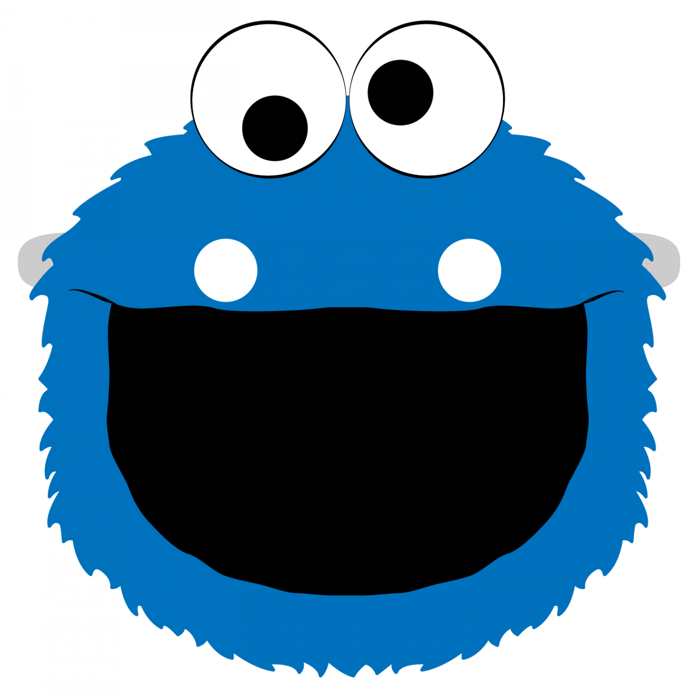 Cookie Monster Mask Template  Free Printable Papercraft Templates