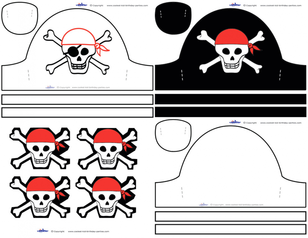 Cool Printable Pirate Hats - Coolest Free Printables