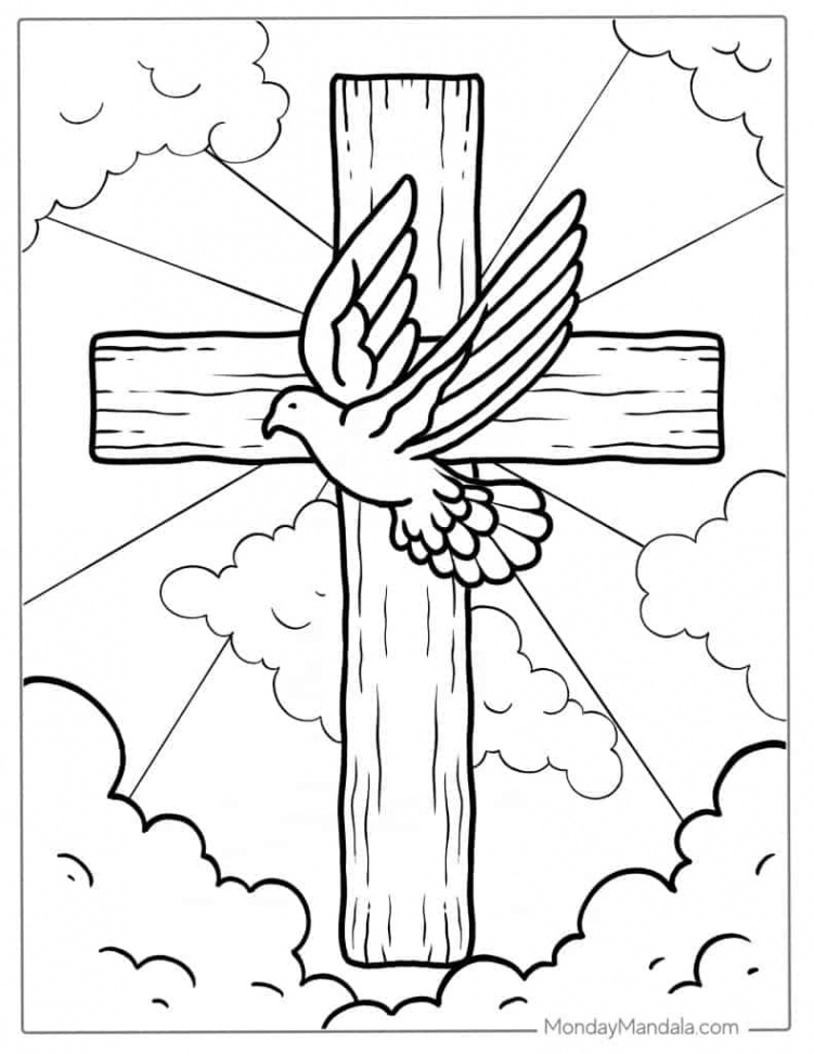 Cross Coloring Pages (Free PDF Printables)
