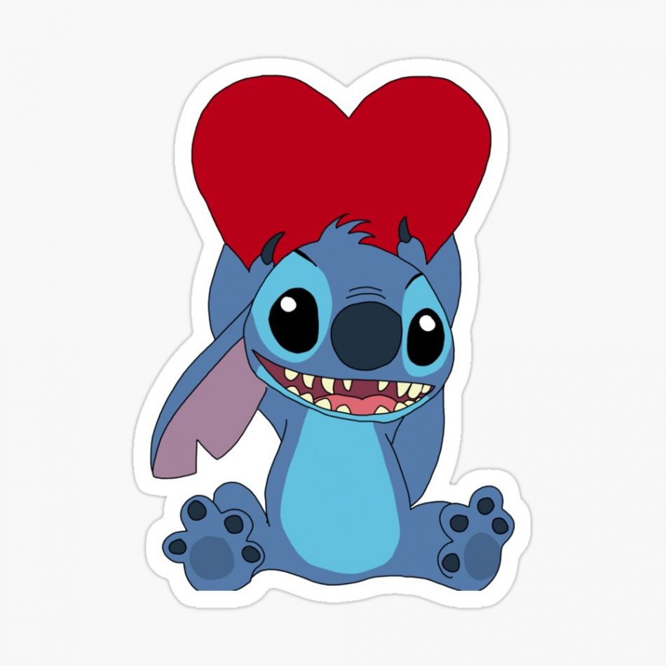 CUTE HEART lilo and stitch FACE" Postcard for Sale by WEShop