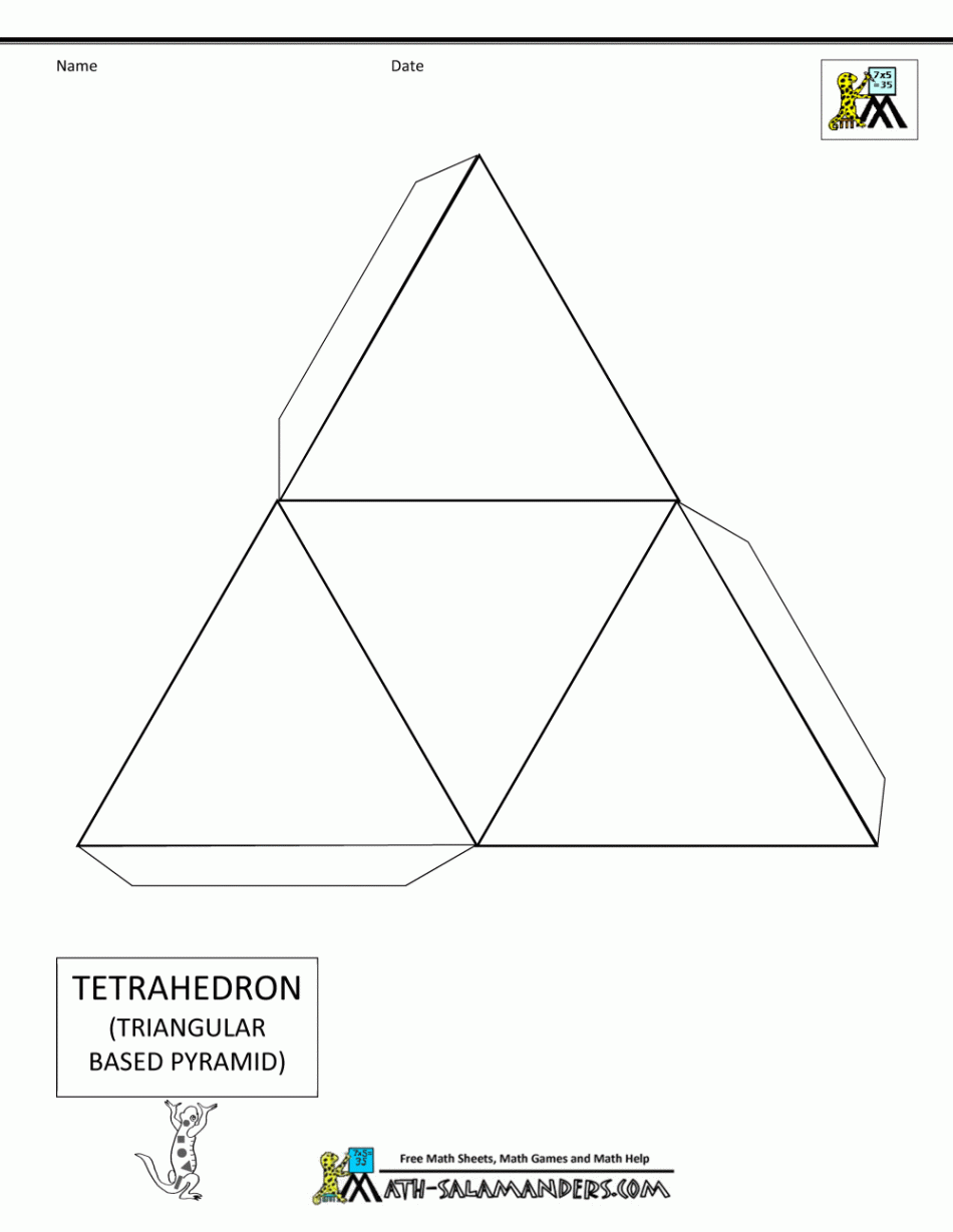 d Geometric Shapes - Nets