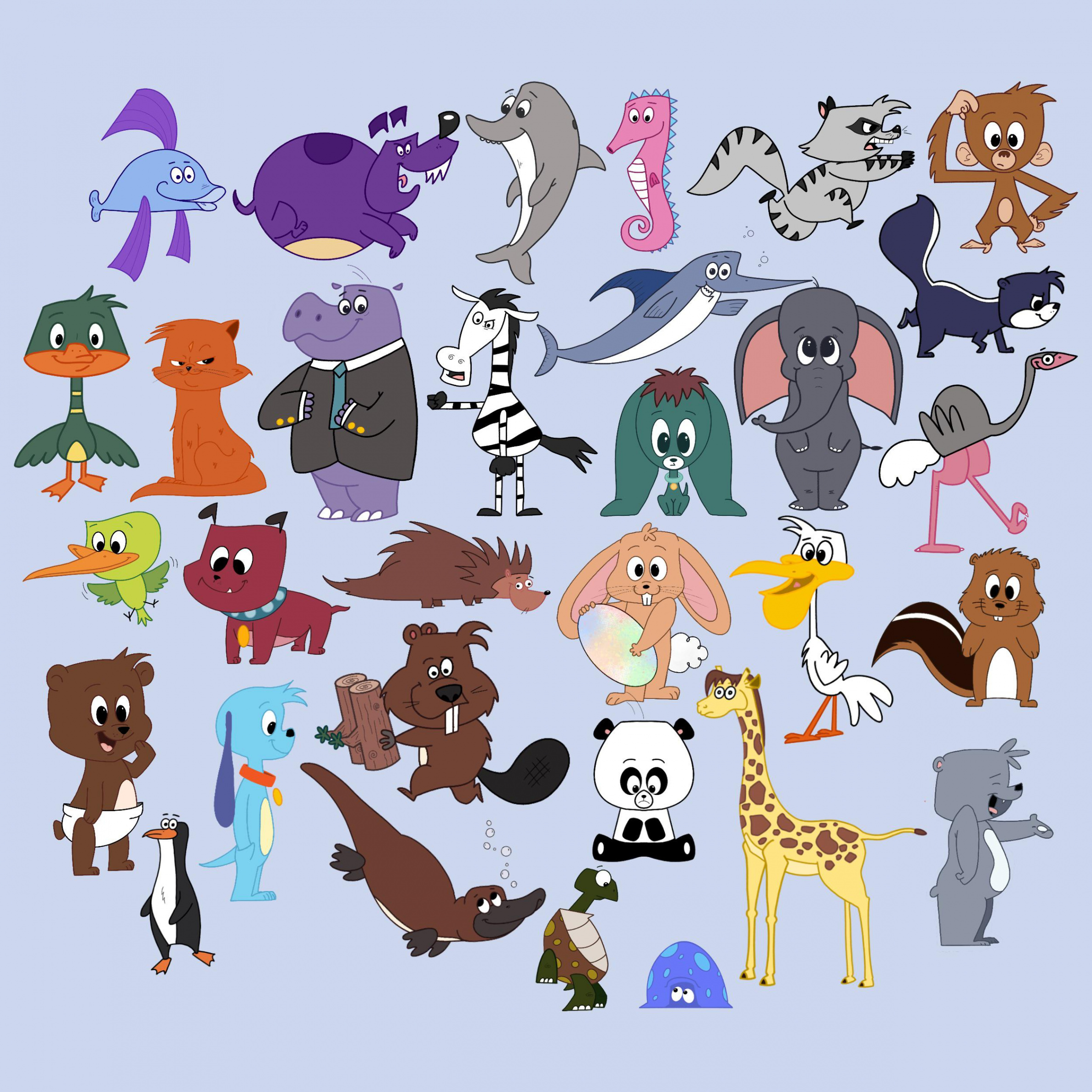 Days,  Cartoons - completed a drawing challenge for myself