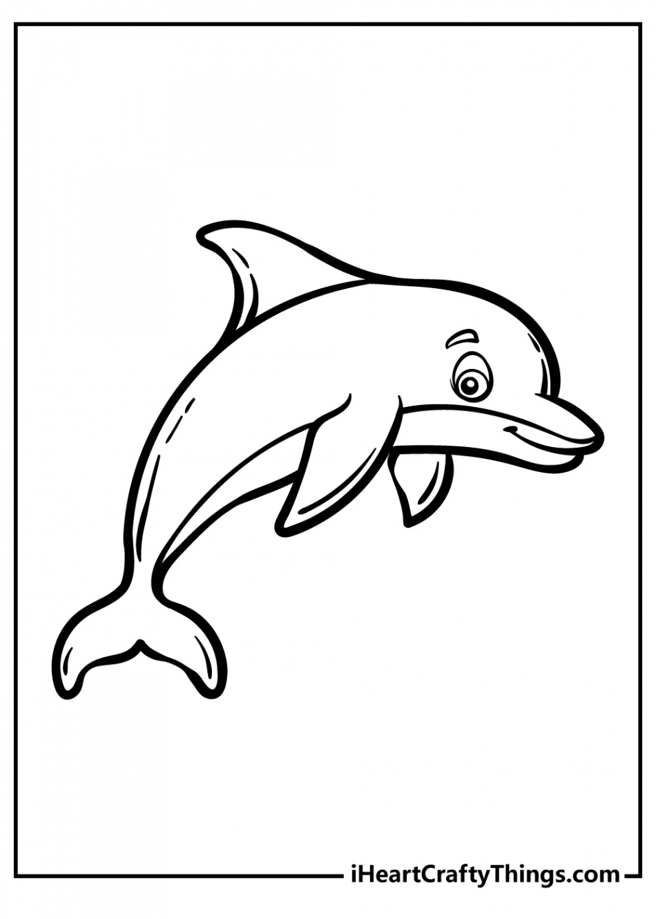 Dolphin Coloring Pages (% Free Printables)