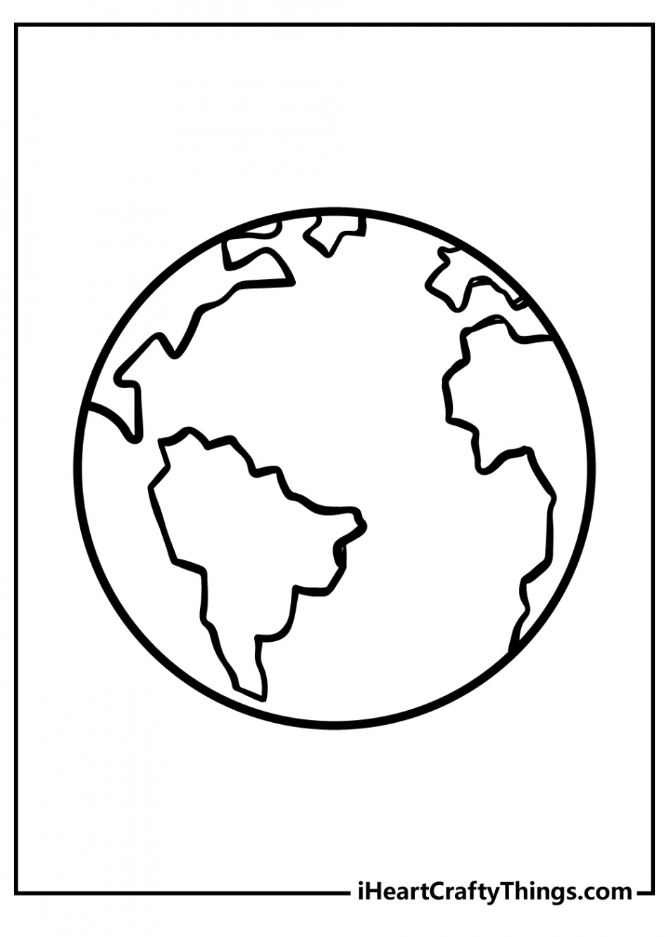 Earth Coloring Pages (% Free Printables)