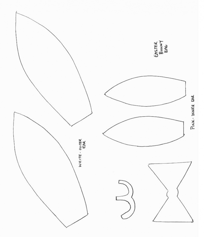 Easter Printables (Bunny Ears Template)- Bing Images  Easter