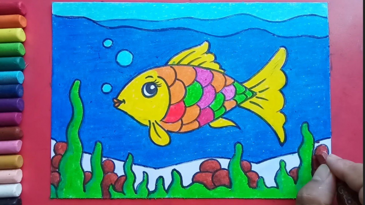 Easy Fish Drawing