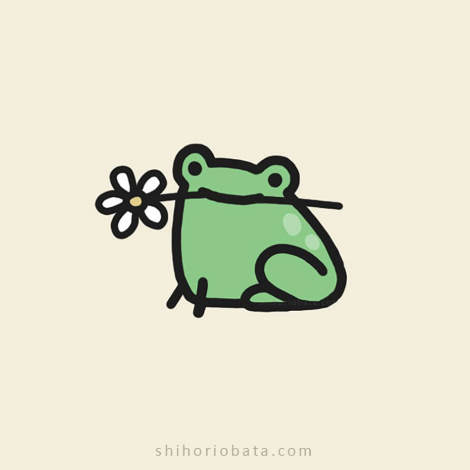 Easy Frog Drawing Ideas