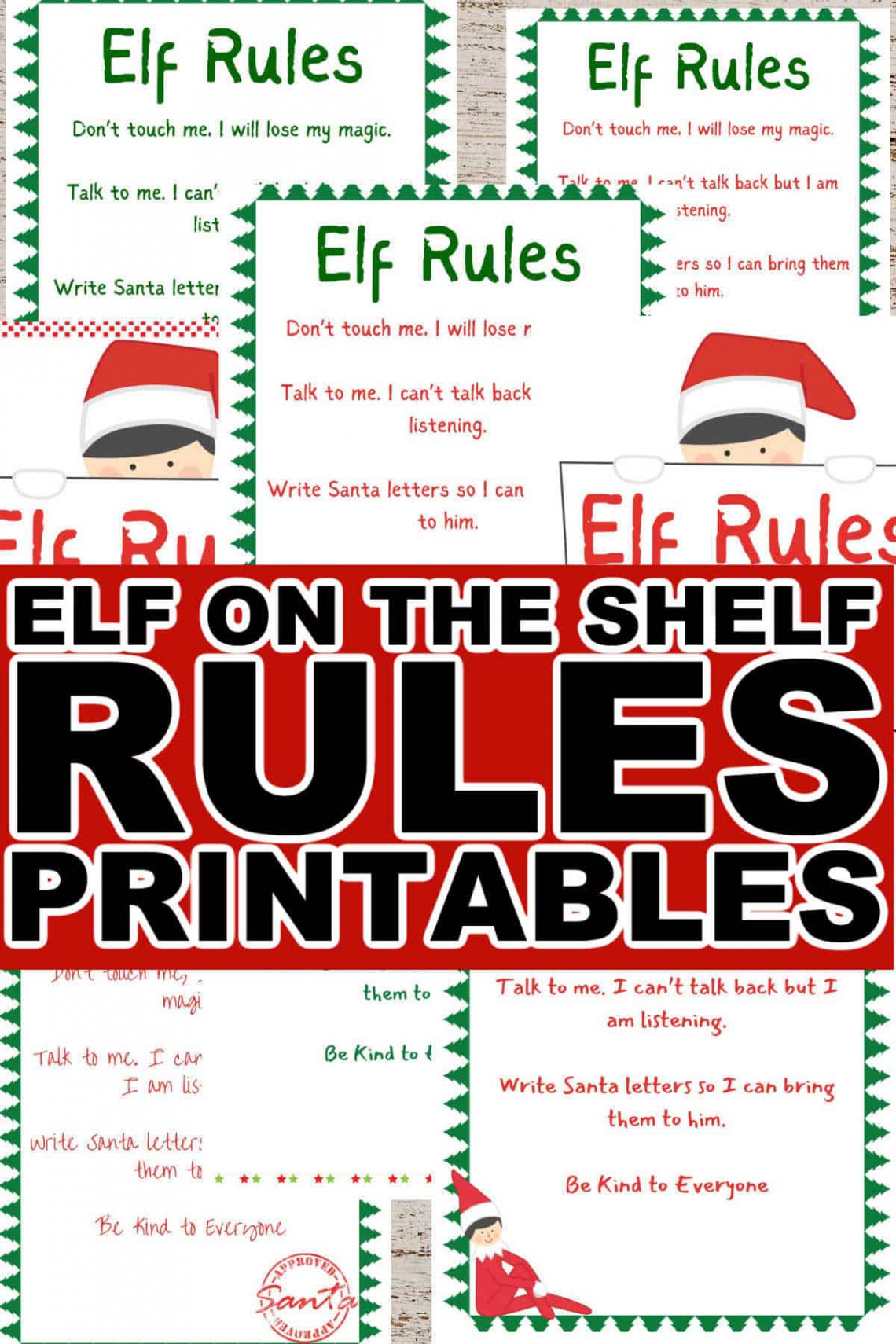 Elf on the Shelf Rules + FREE Printable! • MidgetMomma