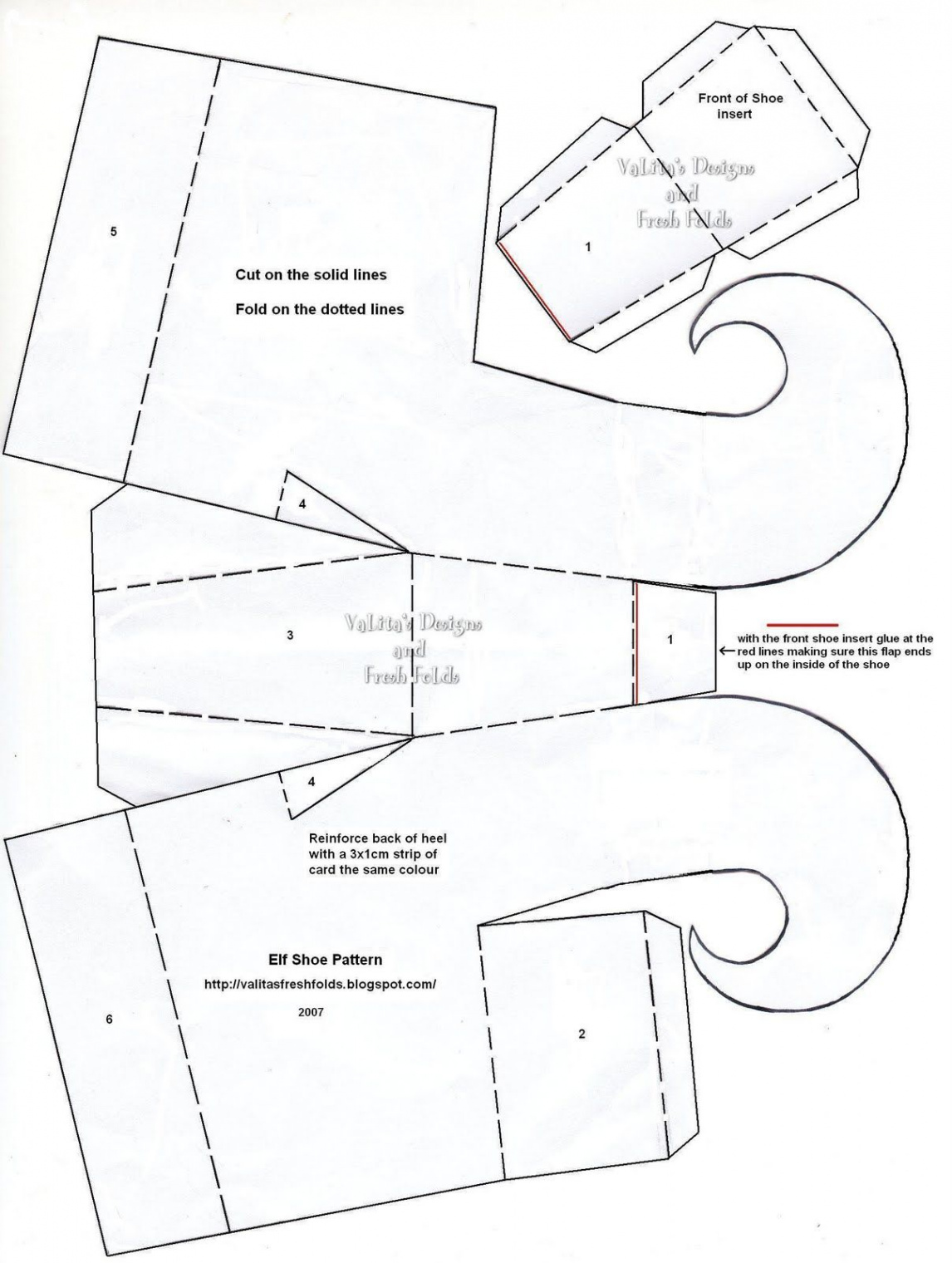 Elf Shoe Box  PDF  Elf shoes, Paper shoes, Shoe template