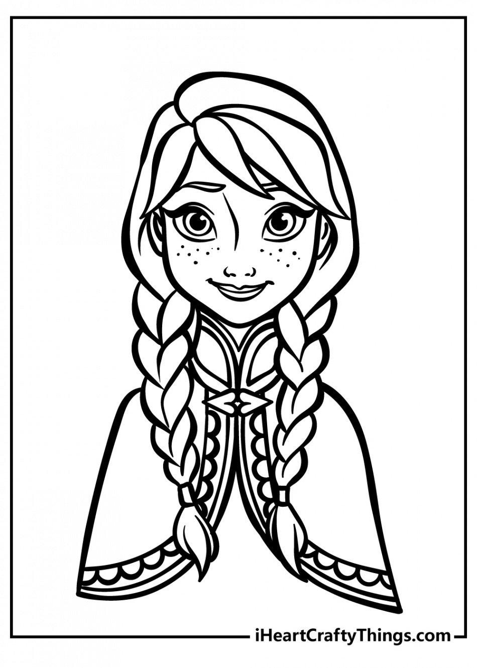 Elsa And Anna Coloring Pages (% Free Printables)