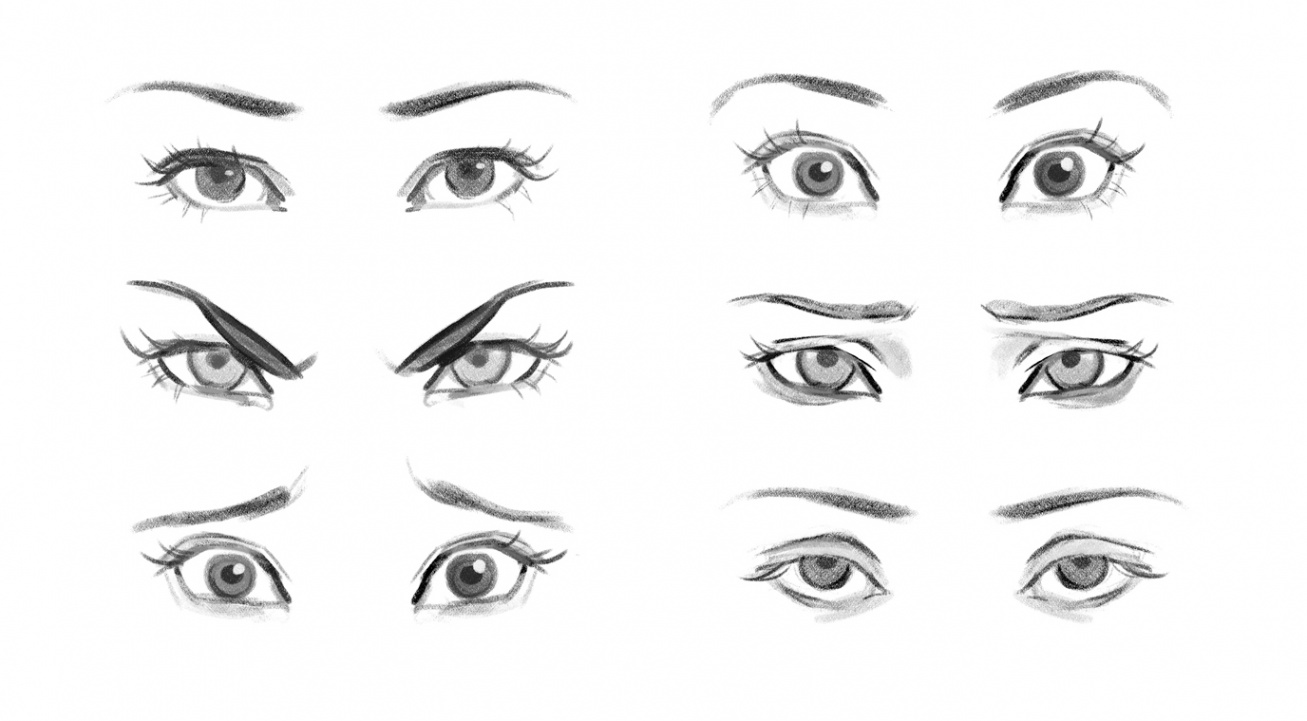 Eye Expressions Reference by GabrielleBrickey on DeviantArt