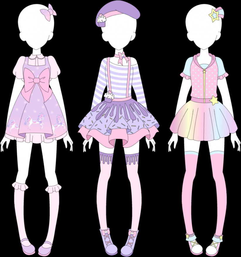 fairy kei - Google Search  Fashion design drawings, Drawing anime