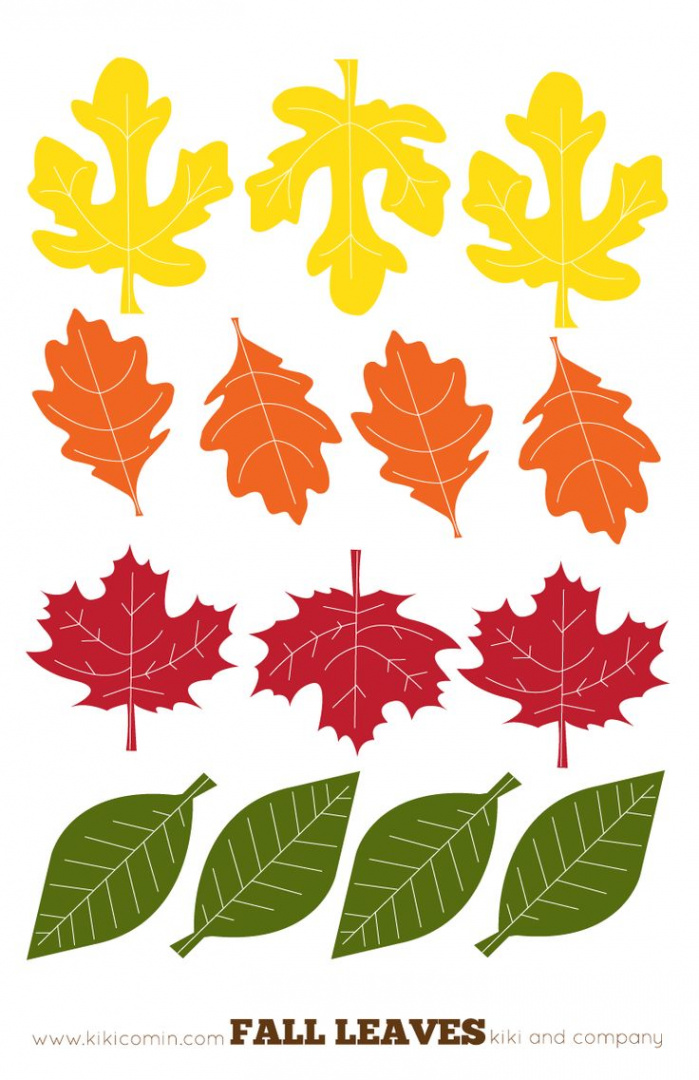 Fall Leaf Garland  Fall leaf garland, Fall leaf template, Fall