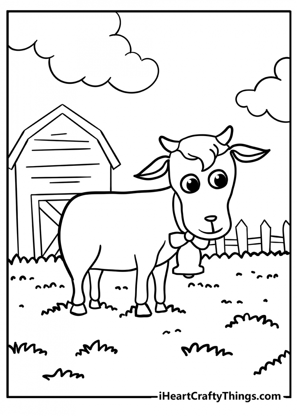 Farm Animal Coloring Pages (% Free Printables)