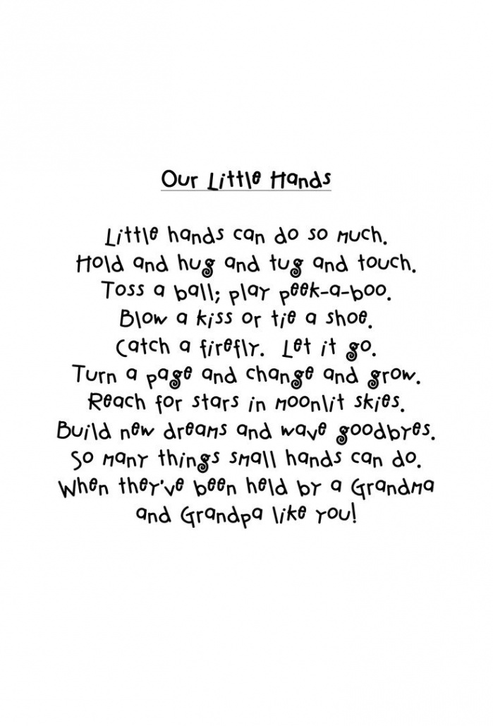 Fingerprint Poems in   Grandparents day poem, Grandparents