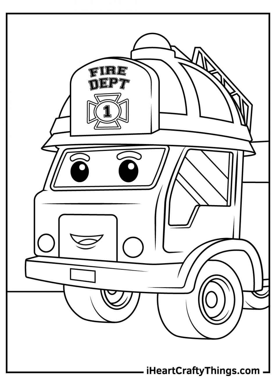 Fire Department Coloring Pages (% Free Printables)