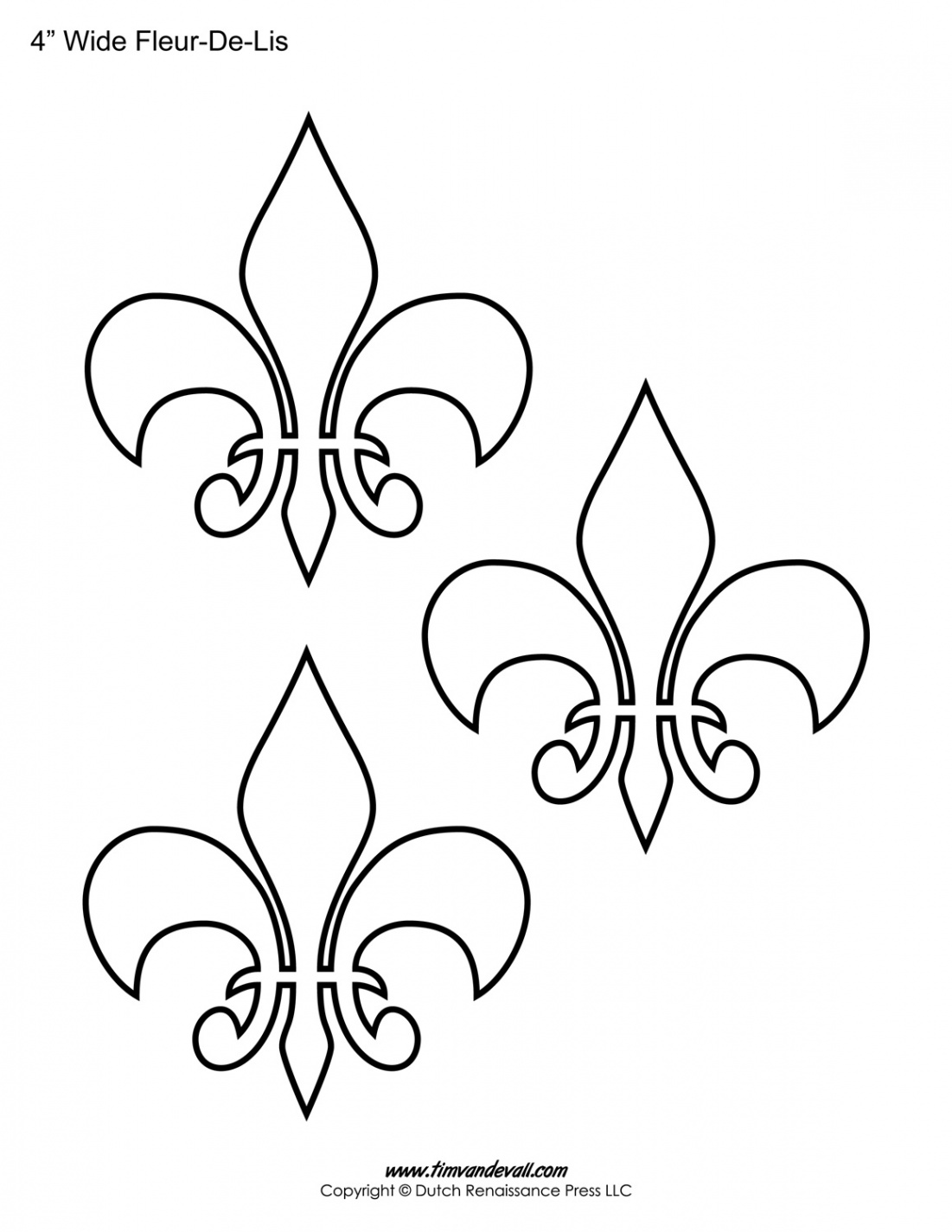 Fleur De Lis Template – Tim