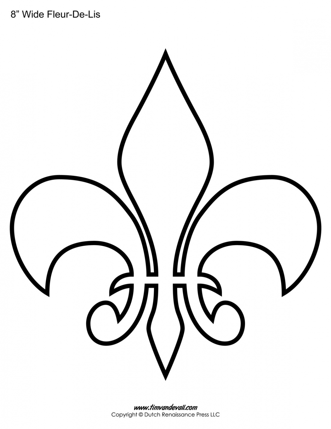 Fleur De Lis Template – Tim