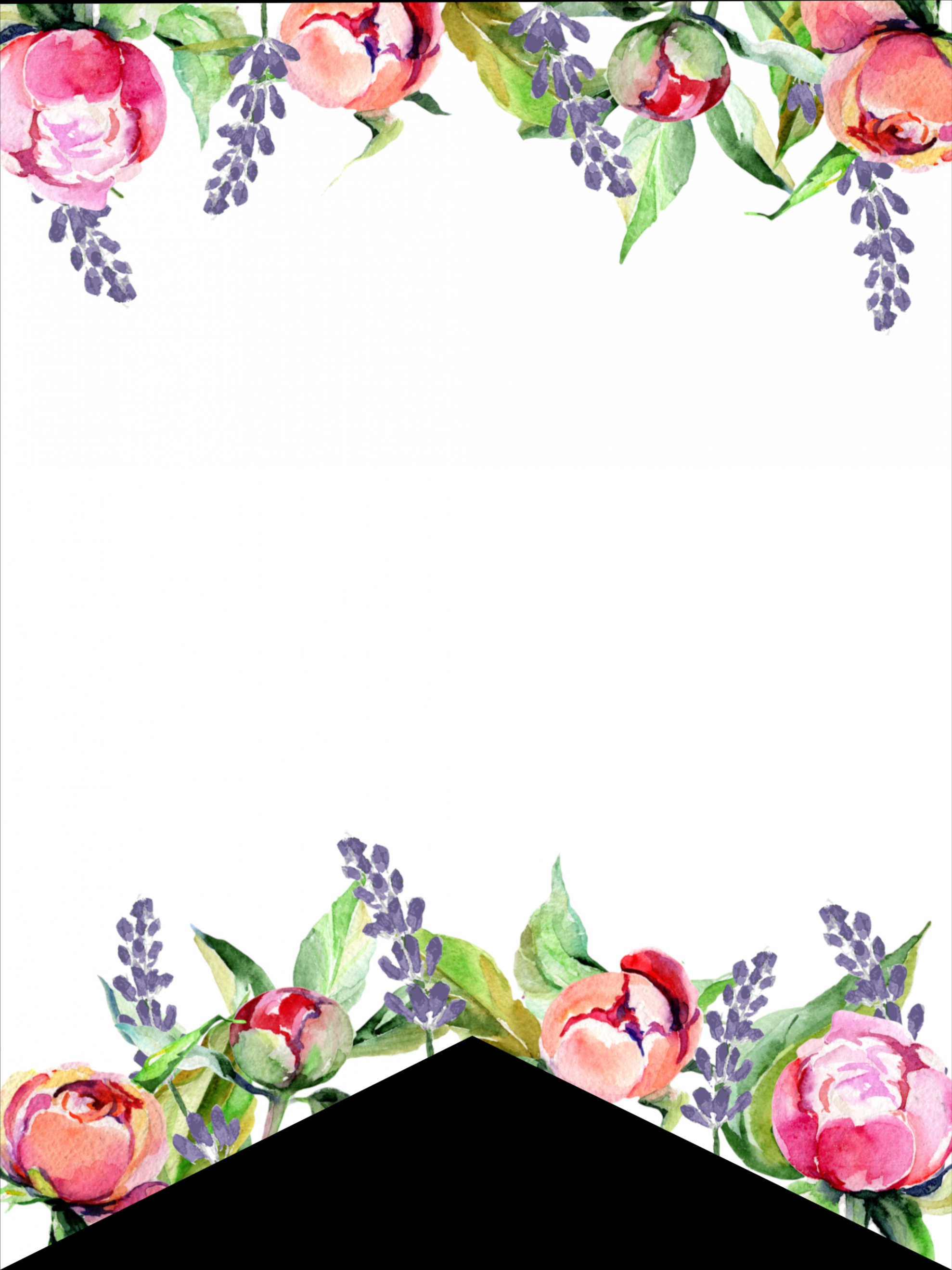 Floral Free Printable Alphabet Letters Banner - Paper Trail Design