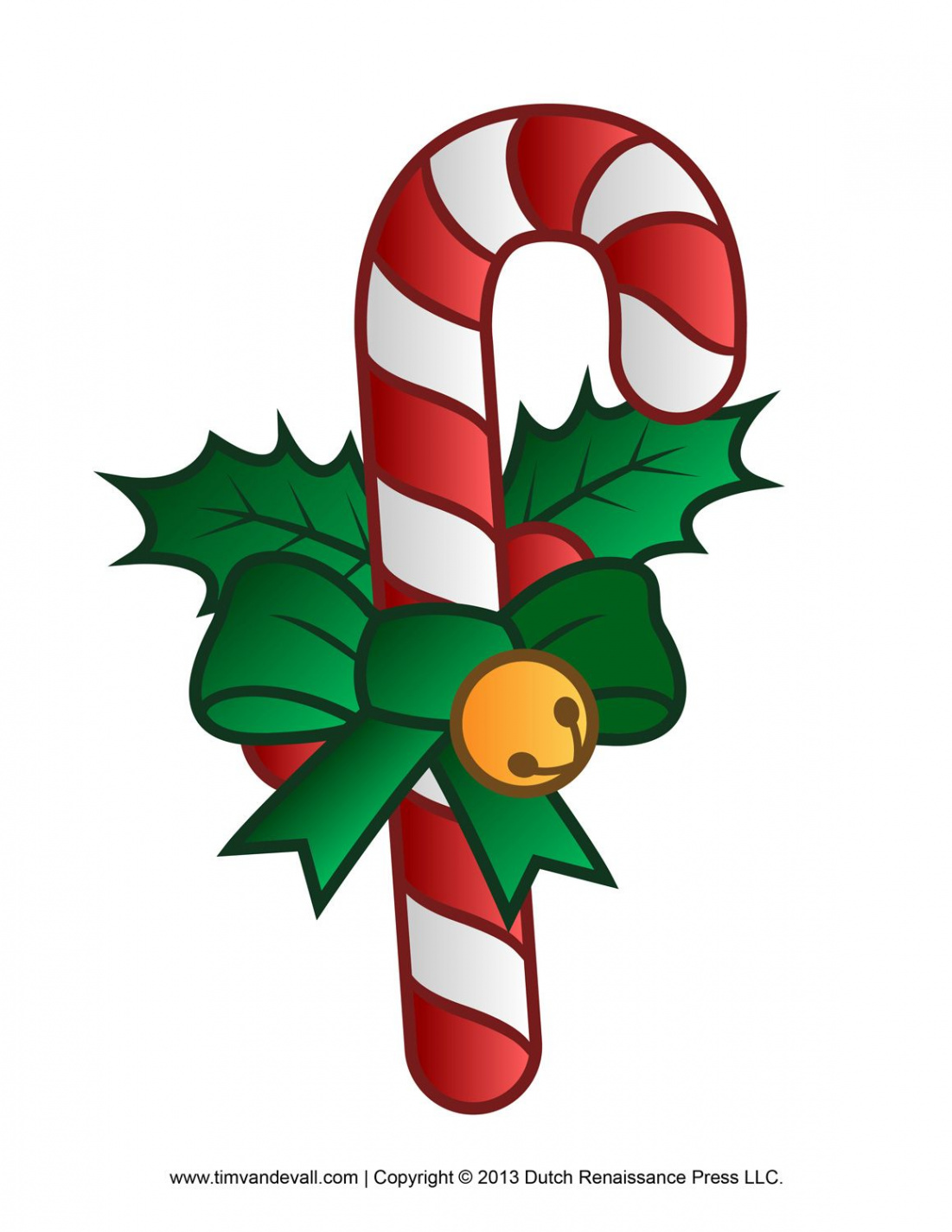 Free Candy Cane Template Printables, Crafts, Clipart & Decorations