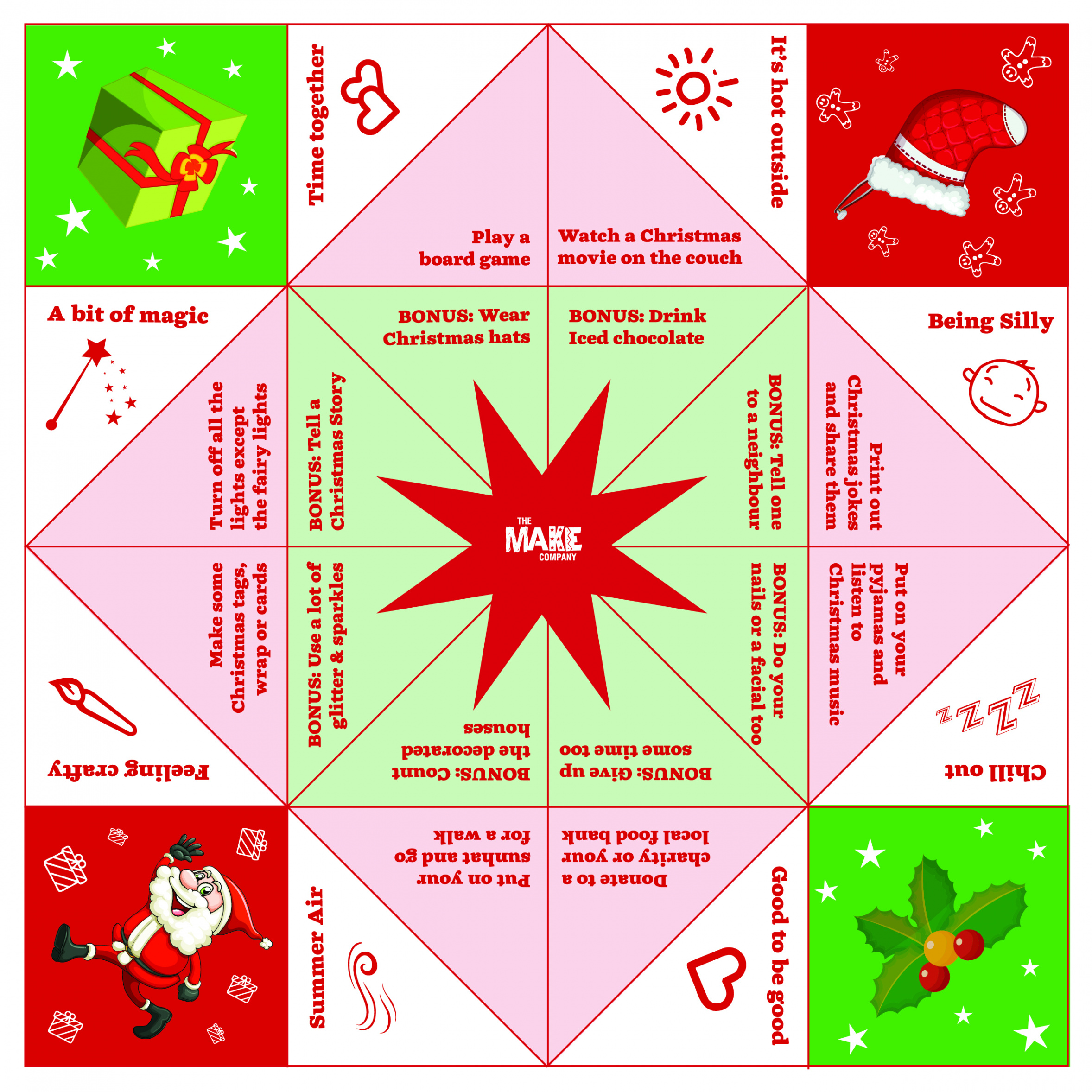 Free Christmas Game Printable - The Make Company