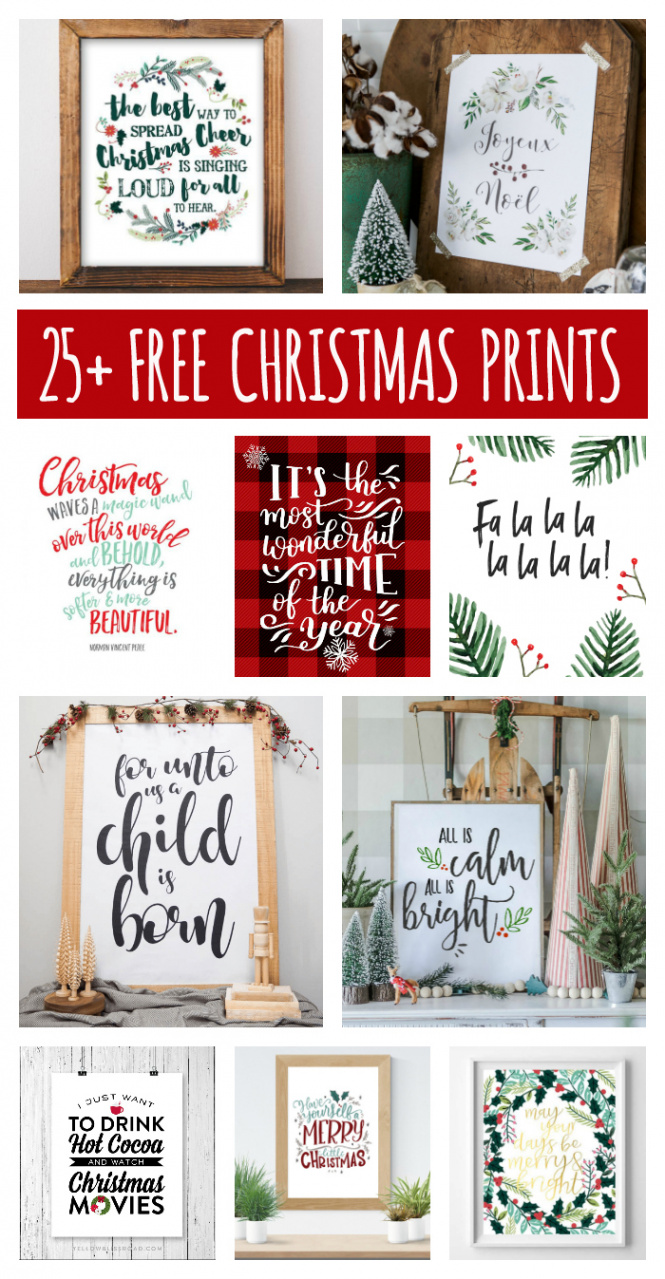 Free Christmas Printables That