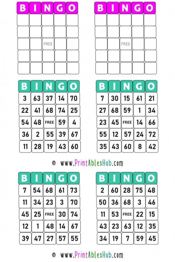 Free Printable Bingo Cards - [PDF Included] With Blank Template