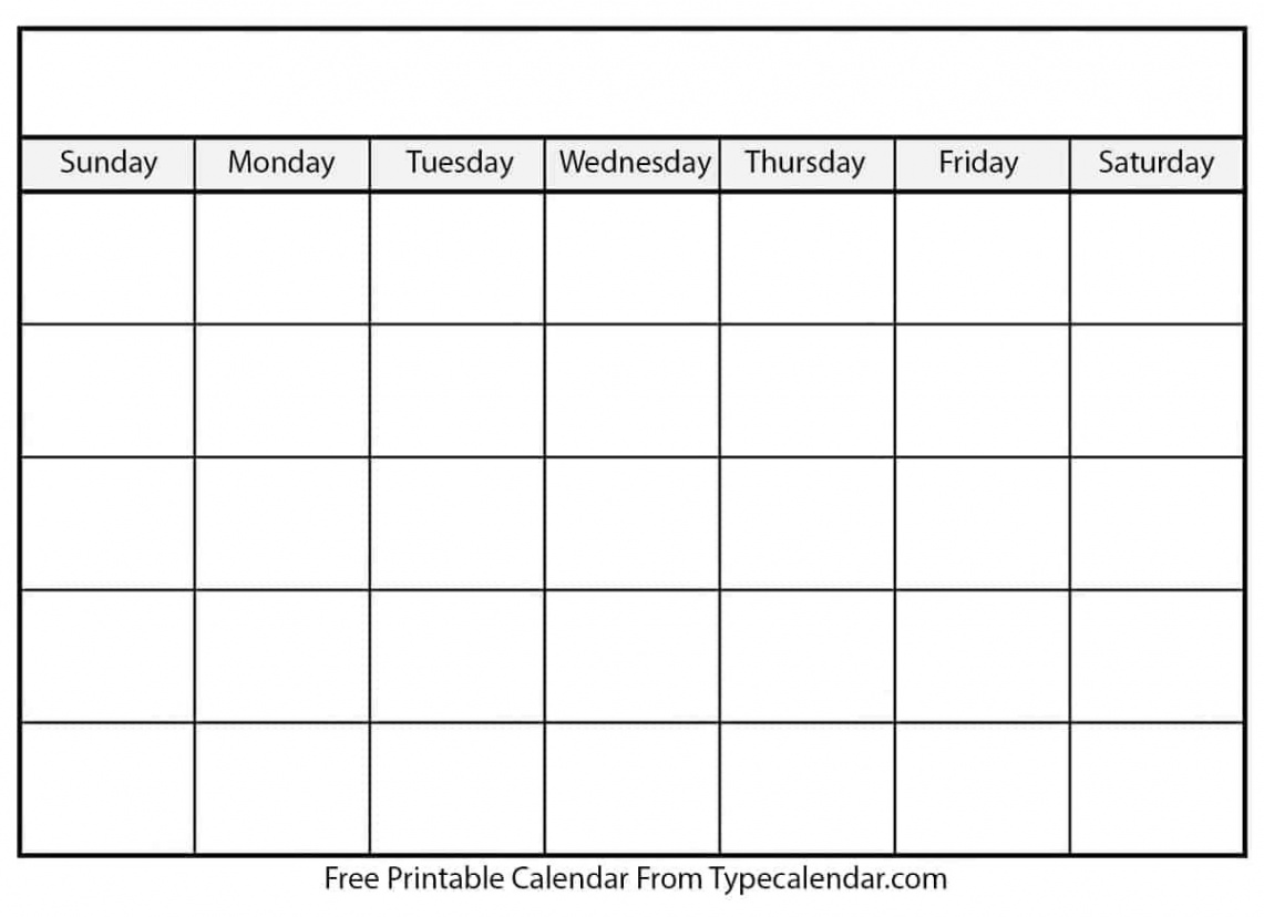 Free Printable Blank Calendar Templates - Helena Orstem - Medium