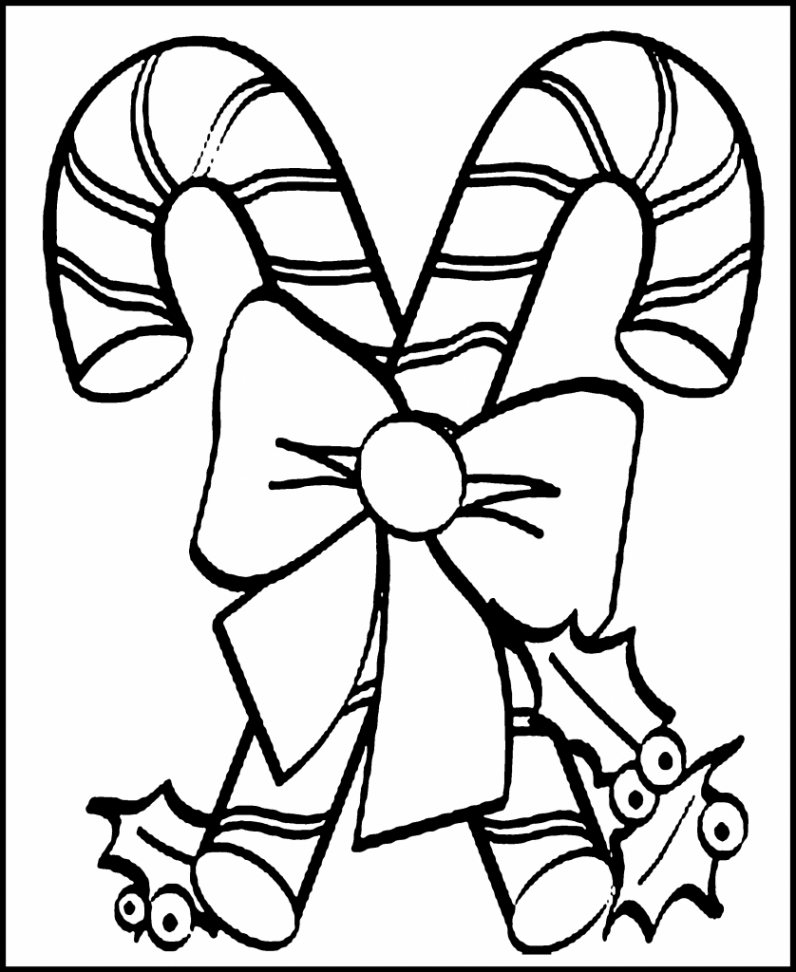 Free Printable Candy Cane Coloring Pages For Kids  Printable