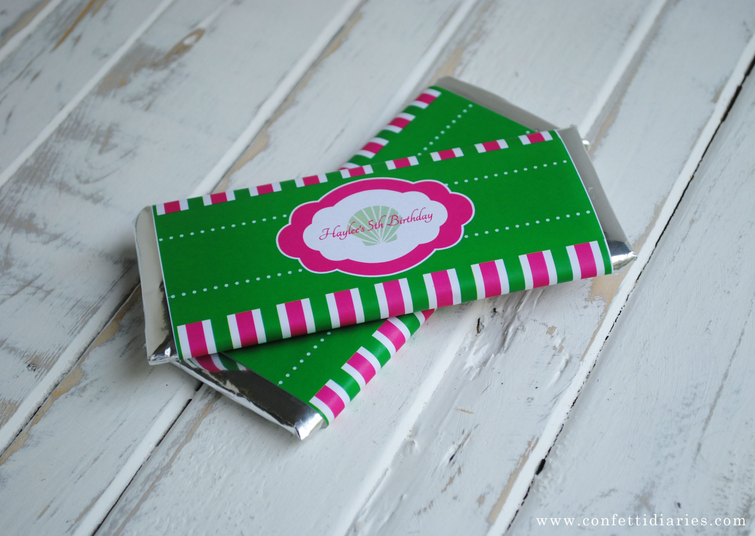 Free Printable Chocolate Bar Wrapper Template -