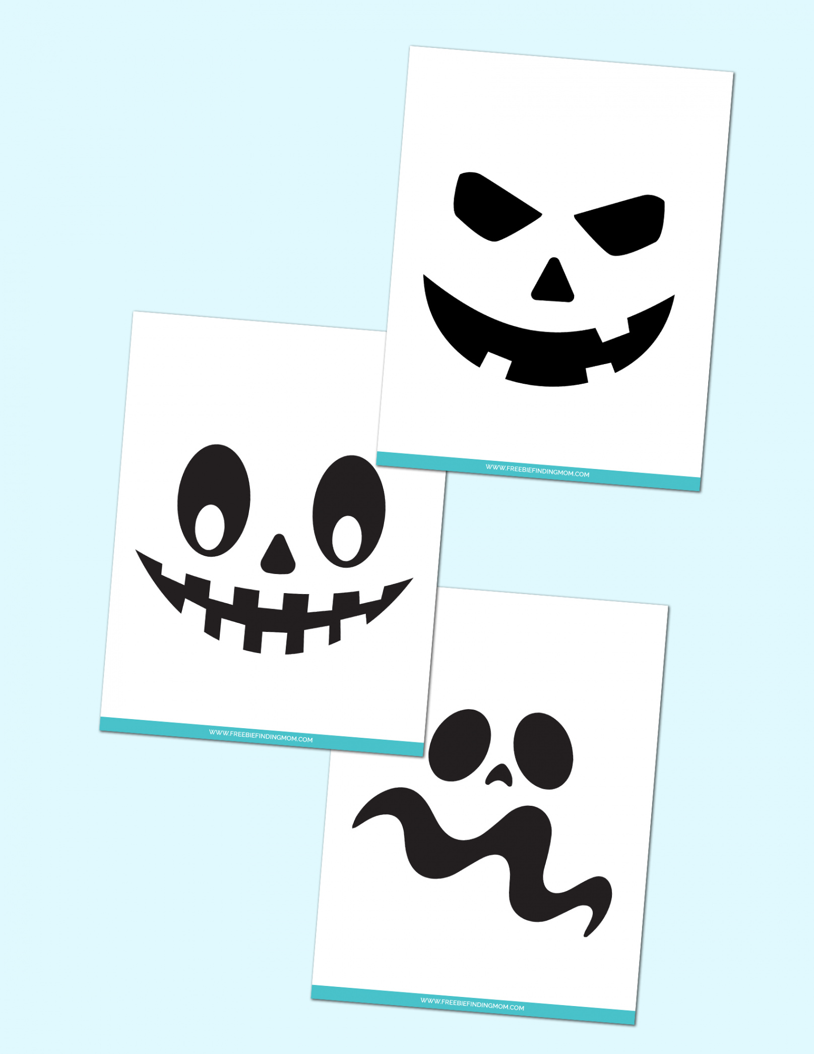 Free Printable Easy Pumpkin Carving Stencils - Freebie Finding Mom